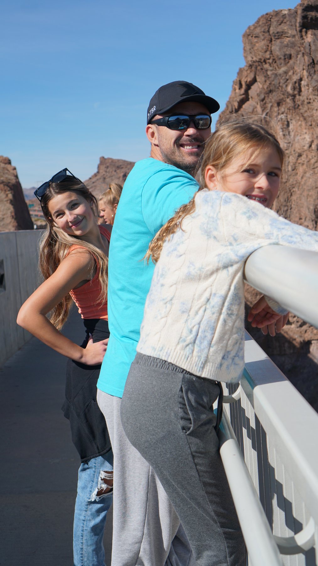 Bryan and his daughters